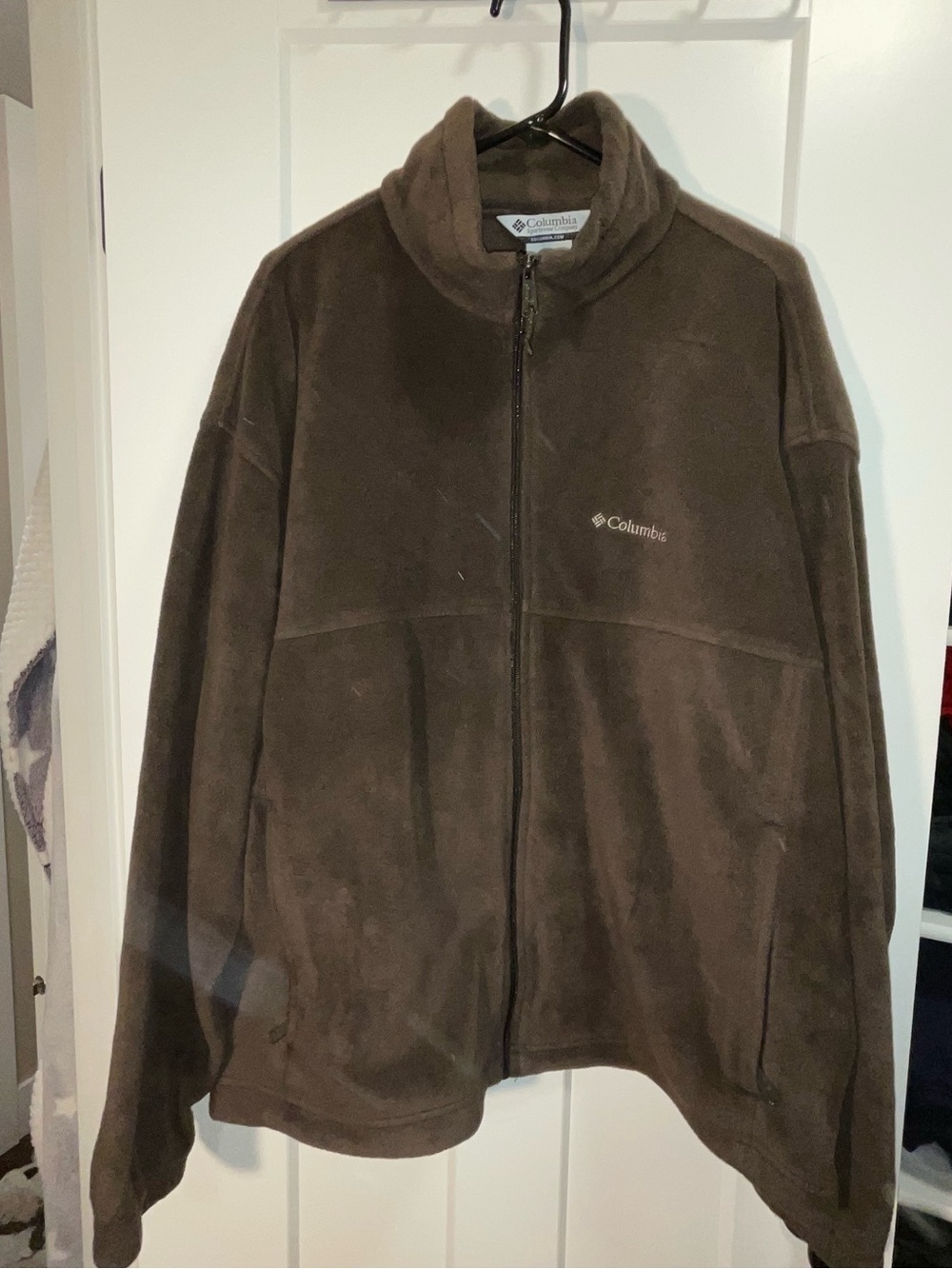 Columbia Men's Brown Full-Zip Fleece Jacket